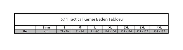 5.11 CIFT TARAFLI YESIL KEMER - Resim 2