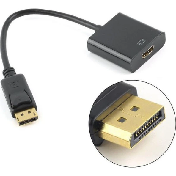 DISPLAY PORT To HDMI Çevirici Dönüştürücü Adaptör ürün görseli 1