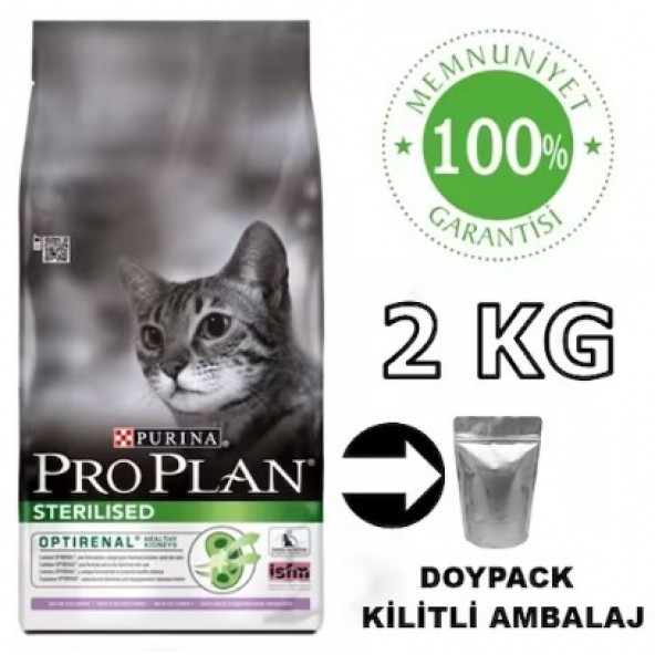 Proplan Sterilised Hindili Kısırlaştırılmış Kedi Maması 2 kg AÇIK MAMA ürün görseli 1