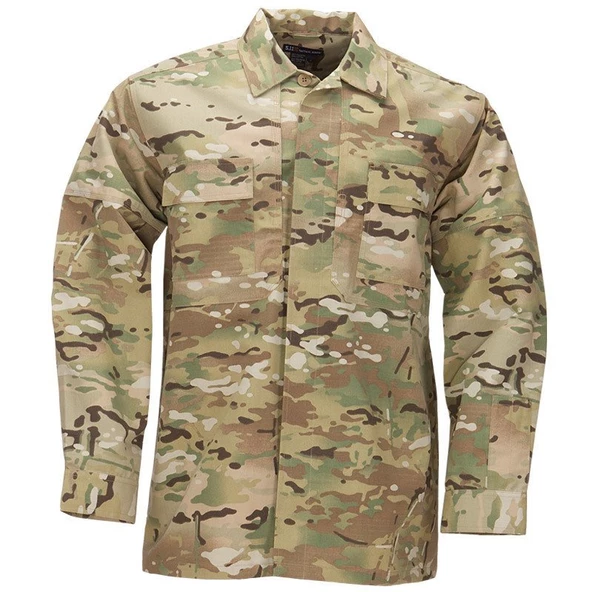 5.11 RIPSTOP TDU L/S SHIRT MULTICAM - Resim 8