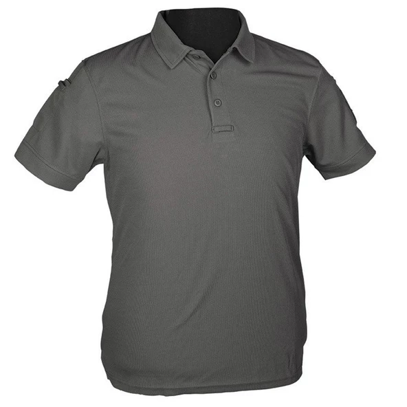 STURM QUICK DRY POLO GRI T-SHIRT - Resim 4