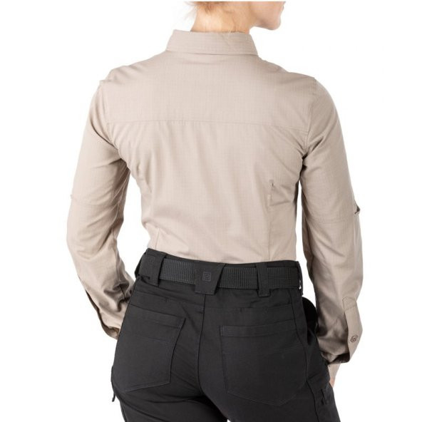 5.11 STRYKE SHIRT KHAKI BAYAN GOMLEK - Resim 3