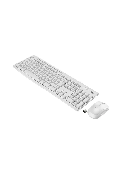 Logitech MK295 Silent Beyaz Kablosuz Klavye Mouse Seti - 920-010089 - Resim 4