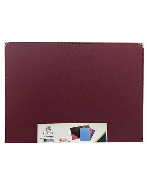 Gülpaş Sekreterlik Bez Kapaklı Bordo ürün görseli 1