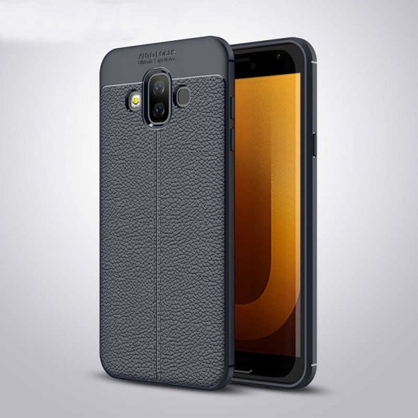 Samsung Galaxy J7 Duo Kılıf Focus Derili Kamera Korumalı Silikon Kılıf ürün görseli 1