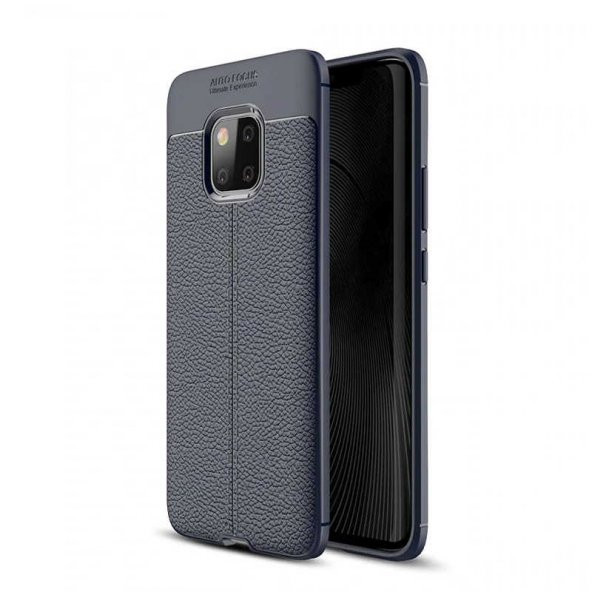 Huawei Mate 20 Pro Kılıf Focus Derili Kamera Korumalı Silikon Kılıf ürün görseli 1