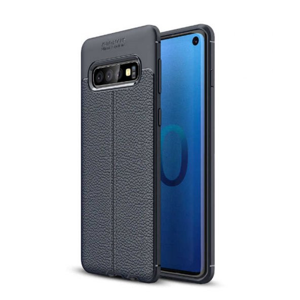 Samsung Galaxy S10 Kılıf Focus Derili Kamera Korumalı Silikon Kılıf ürün görseli 1