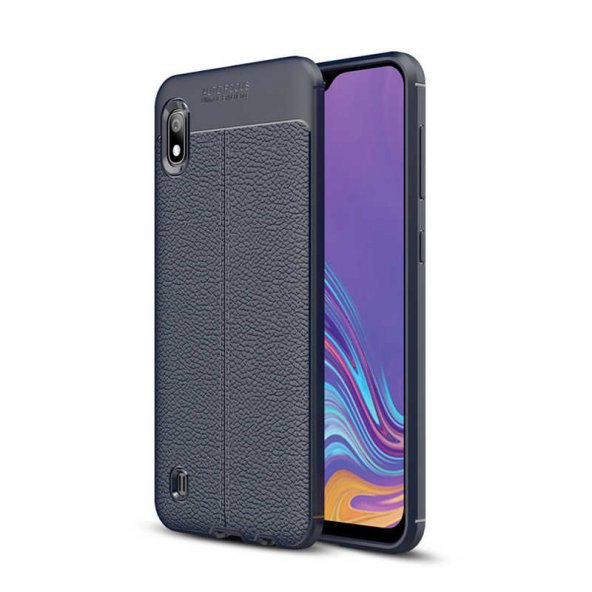 Samsung Galaxy A10 Kılıf Focus Derili Kamera Korumalı Silikon Kılıf ürün görseli 1