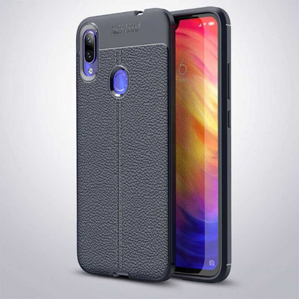 Xiaomi Redmi Note 7 Kılıf Focus Derili Kamera Korumalı Silikon Kılıf ürün görseli 1