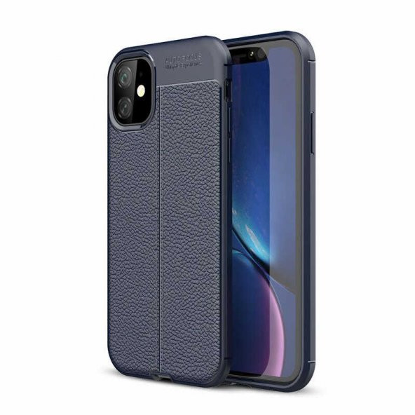 Apple iPhone 11 Kılıf Focus Derili Kamera Korumalı Silikon Kılıf ürün görseli 1