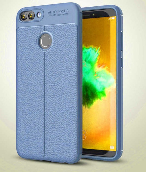 Huawei P Smart Kılıf Focus Derili Kamera Korumalı Silikon Kılıf ürün görseli 1