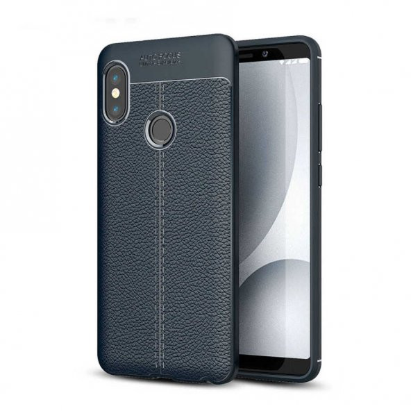 Xiaomi Redmi Note 5 Pro Kılıf Focus Derili Kamera Korumalı Silikon Kılıf ürün görseli 1