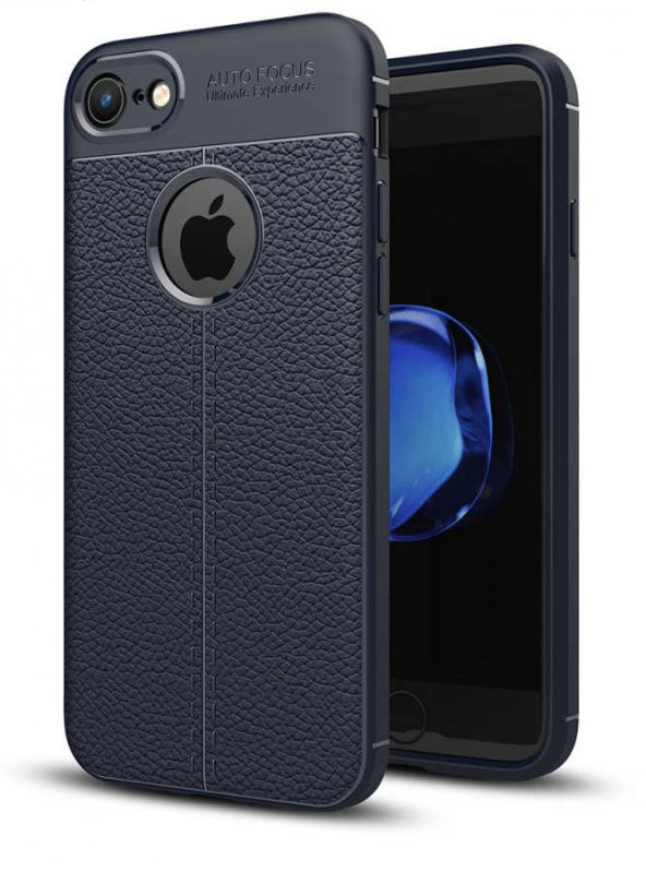 Apple iPhone 6 Plus Kılıf Focus Derili Kamera Korumalı Silikon Kılıf ürün görseli 1