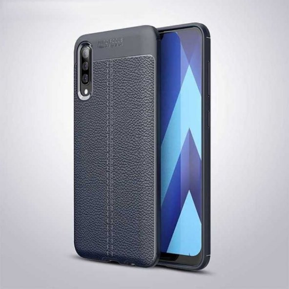 Samsung Galaxy A70 Kılıf Focus Derili Kamera Korumalı Silikon Kılıf ürün görseli 1