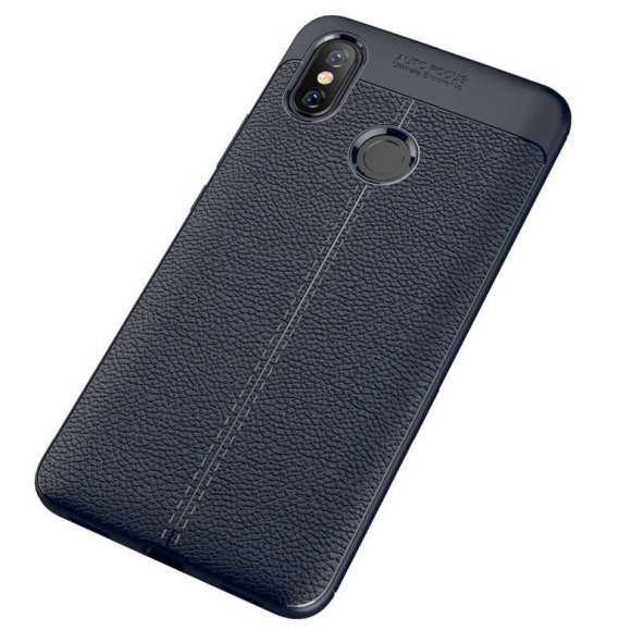 Xiaomi Mi Max 3 Kılıf Focus Derili Kamera Korumalı Silikon Kılıf ürün görseli 1