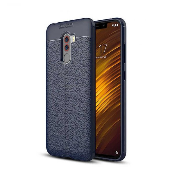 Xiaomi Poco F1 Kılıf Focus Derili Kamera Korumalı Silikon Kılıf ürün görseli 1