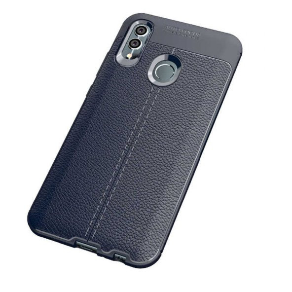 Huawei P Smart 2019 Kılıf Focus Derili Kamera Korumalı Silikon Kılıf ürün görseli 1