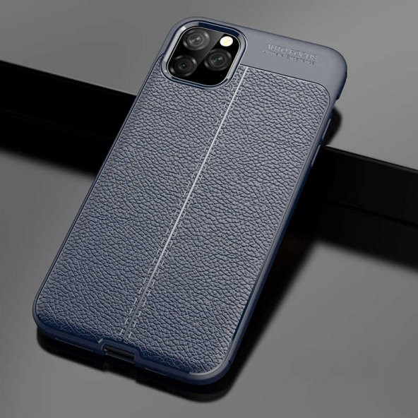 Apple iPhone 11 Pro Kılıf Focus Derili Kamera Korumalı Silikon Kılıf ürün görseli 1