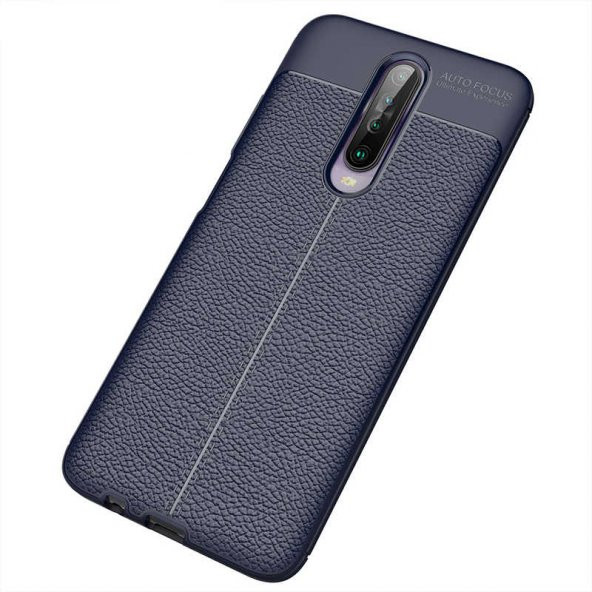 Xiaom Redmi K30 Kılıf Focus Derili Kamera Korumalı Silikon Kılıf ürün görseli 1