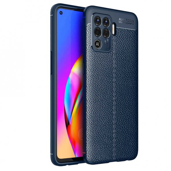 Oppo Reno 5 Lite Kılıf Focus Derili Kamera Korumalı Silikon Kılıf ürün görseli 1