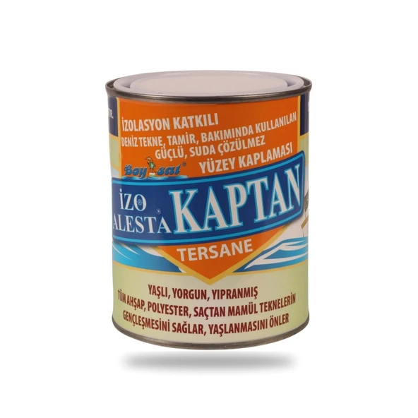 İzo Alesta Kaptan İzolasyon Katkılı Güçlü Suda Çözülmez Deniz Tekne Yüzey Kaplaması 1 Kg ürün görseli 1