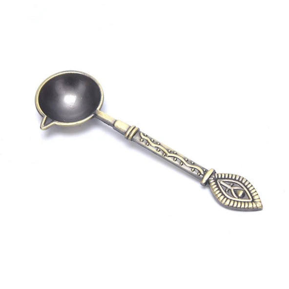 Mum Mühürü Eritme Kaşığı Döküm Prinç Oksit Retro Stil ürün görseli 1