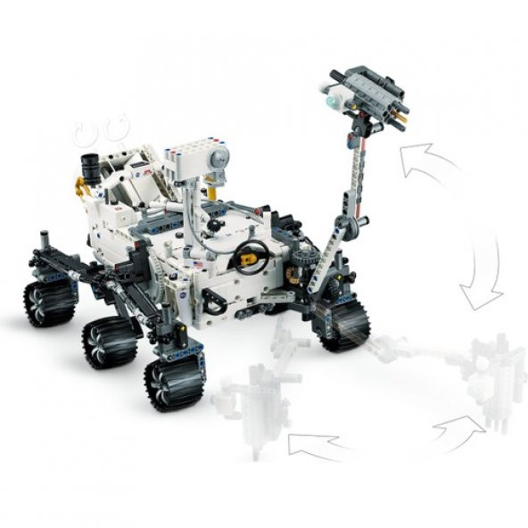 LEGO Technic 42158 NASA Mars Rover Perseverance (1.132 Parça) - Resim 4