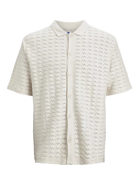 JACK JONES Erkek Geniş Kesim Örme Gömlek 12234327 ürün görseli 1