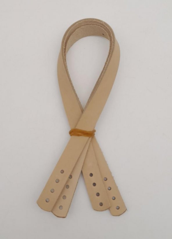 Angel Çanta Aksesuar Gerçek Deri 35X1.2 Cm Ham Doğal Renk Çanta Sapı ürün görseli 1