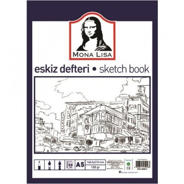 SÜDOR ESKİZ DEFTERİ A5 120 GR 50 YP ürün görseli 1