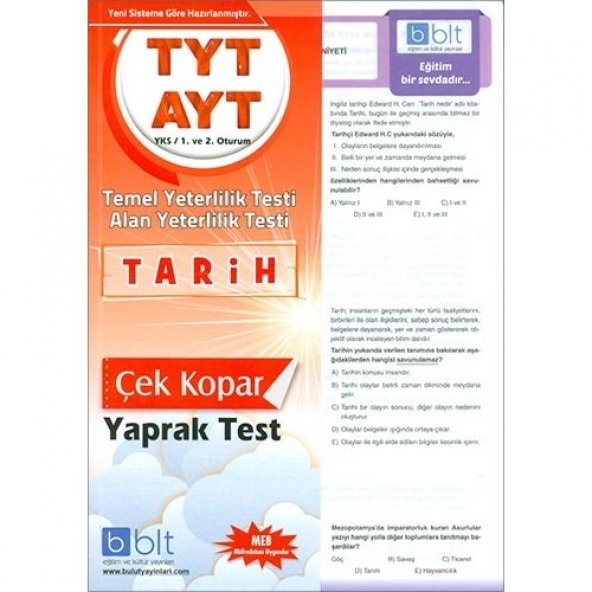 BULUT TYT-AYT TARİH Y.T. ürün görseli 1