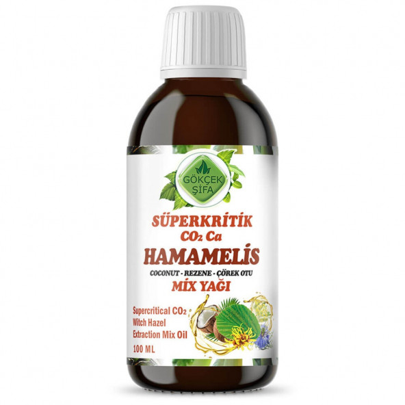 Gökçek Şİfa Hamamelis Süperkritik Mix Yağı 100 ml (WİTCH HAZEL SUPERCRİTİCAL MİX OİL) ürün görseli 1