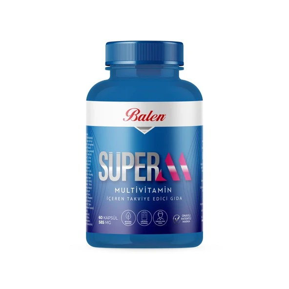 SÜPER-M MULTİVİTAMİN KAPSÜL * 585 mg 60 ürün görseli 1