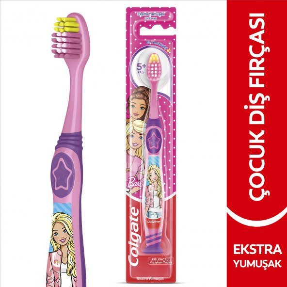 Colgate 5+ Yaş Ekstra Yumuşak Çocuk Diş Fırçası Barbie ürün görseli 1