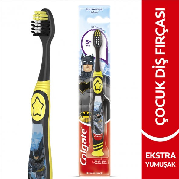 Colgate 5+ Yaş Ekstra Yumuşak Çocuk Diş Fırçası Batman ürün görseli 1