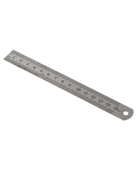 Kraf Çelik Cetvel 15 cm 515G ürün görseli 1