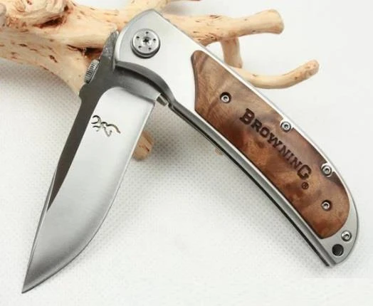 Browning Bıçak Survıvalbıçak 5Cr13Mov Browning Bıçakahşap Kabzeli Kurtulu ürün görseli 1