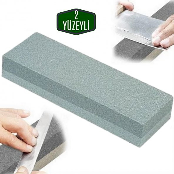 Bıçak Bileme Taşı Çift Taraflı Sulu Yağlı Biley Taşı Bileg Taşı Satır Bıçak Bileme Taşı Bileyici ürün görseli 1