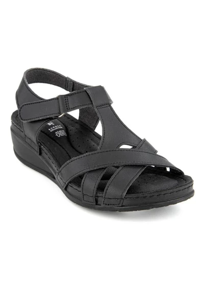Muya Simbole 33209- 430 Kadın Sandalet Siyah 36-40 ürün görseli 1