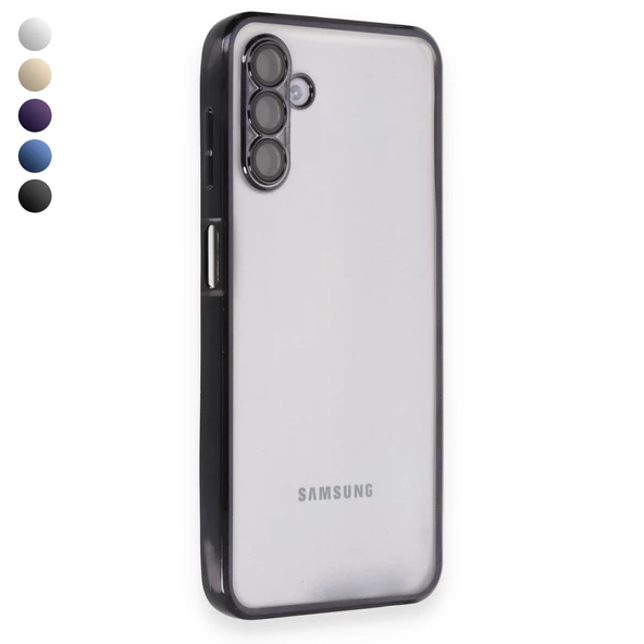 Samsung Galaxy A04s Kılıf Razer Lens Çerçeveli Silikon Kapak ürün görseli 1