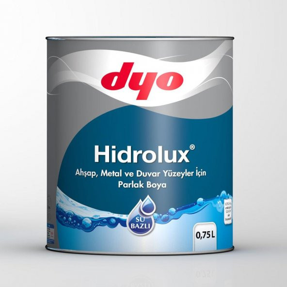 Dyo Hidrolüx 7,5 Litre Beyaz Su Bazlı Ahşap Metal Boyası ürün görseli 1