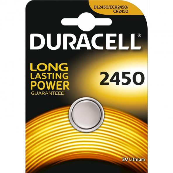 Duracell Yuvarlak Düğme Pil 2450 3 Volt ürün görseli 1