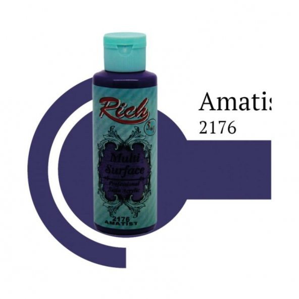 Rich Multi Surface 2176 Amatist Akrilik Boya 120 cc ürün görseli 1