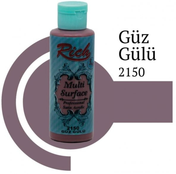 Rich Multi Surface 2150 Güz Gülü Akrilik Boya 120 cc ürün görseli 1