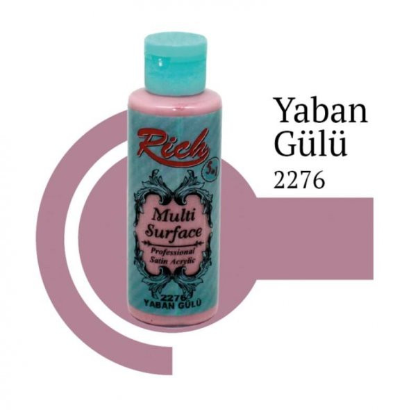 Rich Multi Surface 2276 Yaban Gülü Akrilik Boya 120 cc ürün görseli 1
