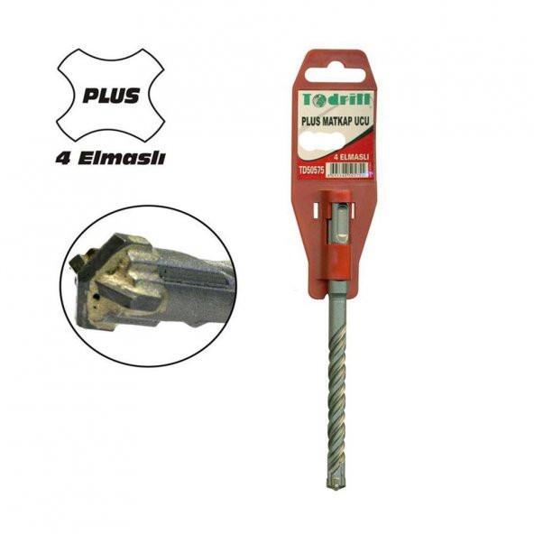 Todrill TD50551 6X110 Sds Plus 4 Elmaslı Matkap Ucu ürün görseli 1