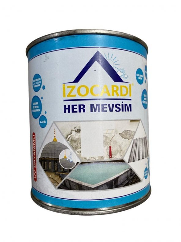 İzocardi Her Mevsim Şeffaf Su Yalıtım Sıvısı 1 Kg ürün görseli 1