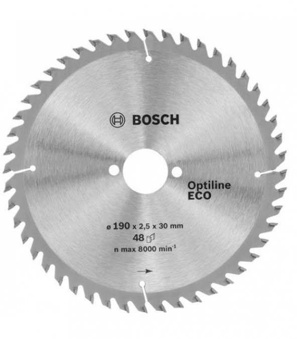 Bosch Optine Eco Daire Testere Bıçağı 190x30 mm 48 Diş 2 608 641 790 ürün görseli 1