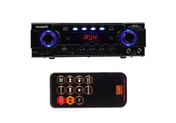 Osawa HD-510 Mikser İş Yeri ve Ev Anfisi-220 Volt ve 12 Volt ürün görseli 1