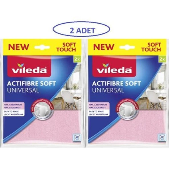 VİLEDA  ACTİFİBRE BEZ 2 Lİ 148674 x 2 adet ürün görseli 1